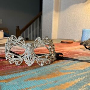 Charming Charlie Rhinestone Masquerade Mask